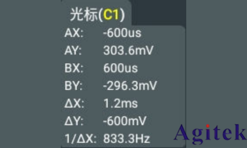 普源示波器DHO1000光标测量(图2)