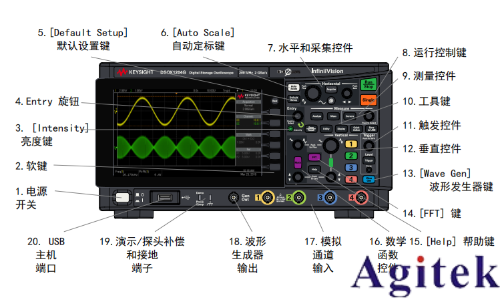 是德DSOX1204A/G示波器使用手册