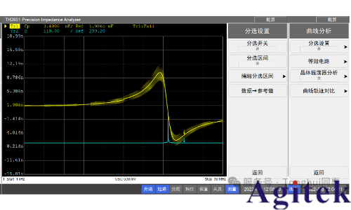 同惠LCR测试仪TH2851晶振分析应用(图2)