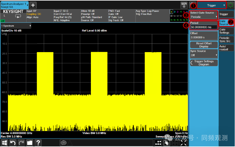 keysight是德频谱分析仪的时间门控测量详解(图4)