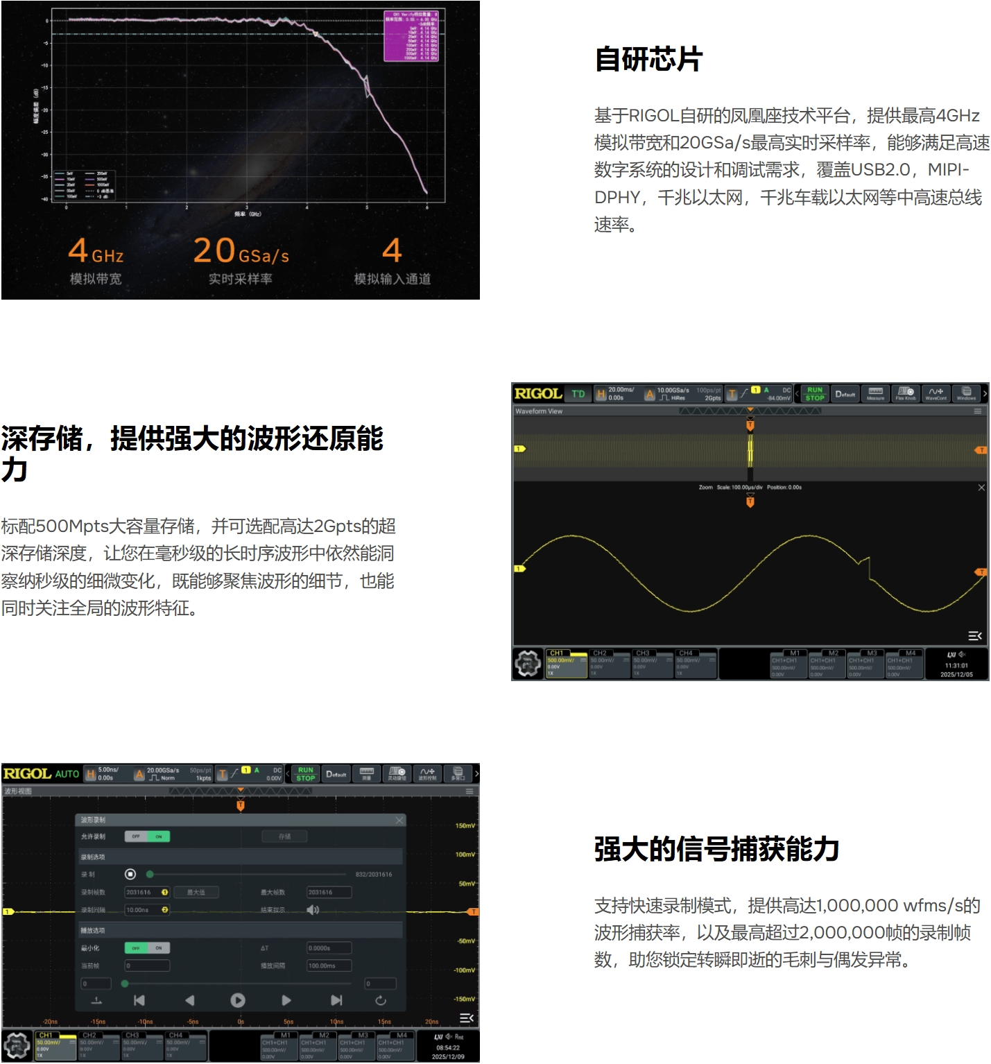 普源精电DS9404数字示波器(图1)