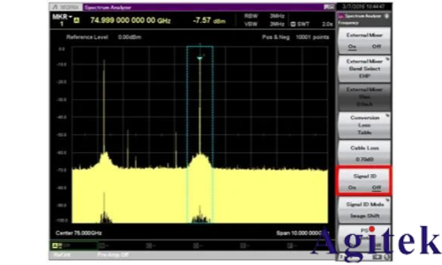 使用外部波导混频器测量毫米波频谱(图9)