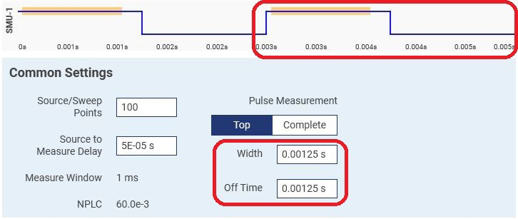 使用Keithley KickStart软件对高亮度LED（HBLED）进行脉冲特性表征   (图12)