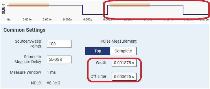 使用Keithley KickStart软件对高亮度LED（HBLED）进行脉冲特性表征   (图14)