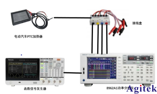 青智8962A1功率分析仪PTC加热元件测试(图5)