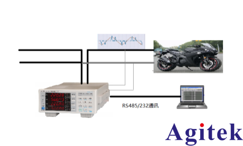 青智的8720电参数测试仪摩托车点火性能测试