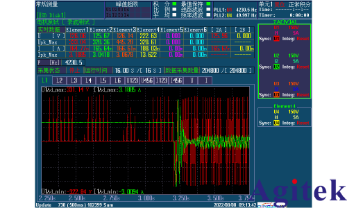 青智8962A1高精度功率分析仪测试变频压缩机控制器性能的试验(图9)