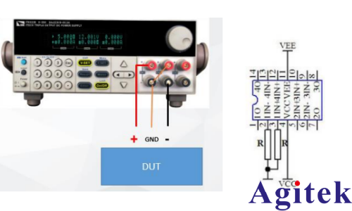 艾德克斯可编程直流电源负电压供电应用