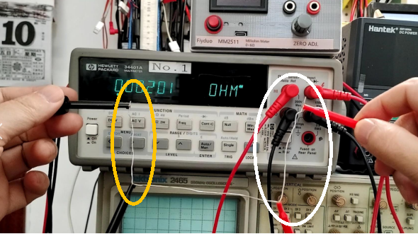数字万用表测试电阻2线和4线测试法区别(图4) 数字万用表测试电阻2线和4线测试法区别(图4)